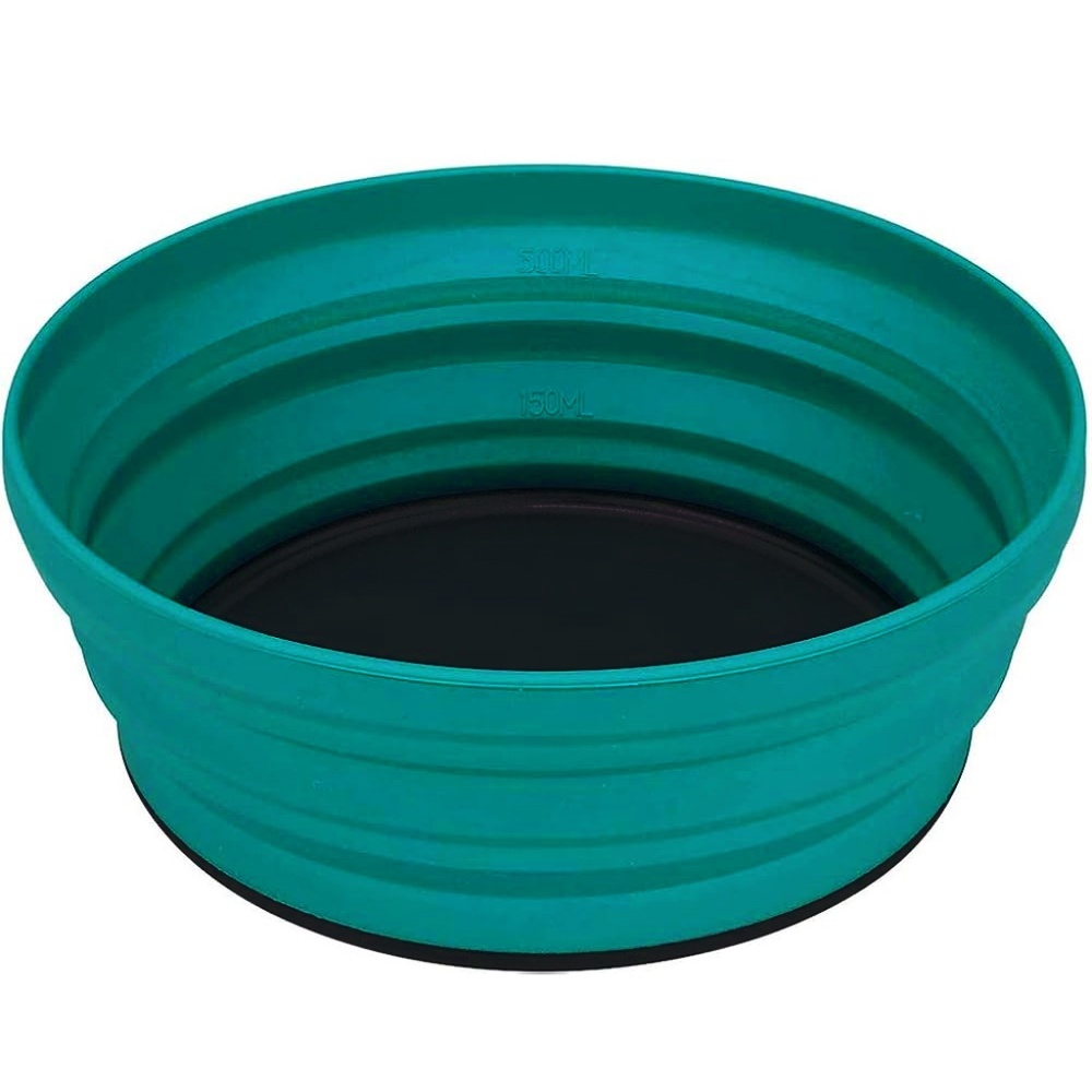 Sea to Summit Collapsible Silicone X Bowl in Teal (Set of 2)